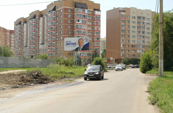Фотография рекламного носителя, тип: Билборд 3x6, адрес: Шумяцкого ул. Х Мате Залки ул., д.12а, Красноярск, Красноярский край, Россия. Сторона Б №724246