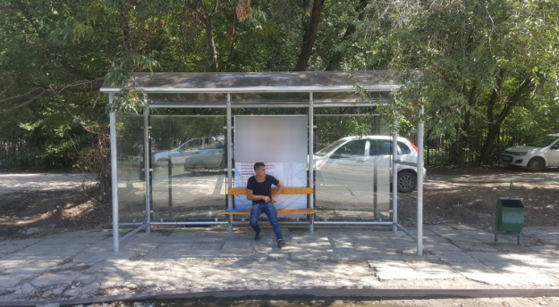 Фотография рекламного носителя, тип: Остановка 1.8x1.2, адрес: Кирова пр-т., д.51 Х Ветлянская ул., Самара, Самарская область, Россия. Сторона A2 №829350