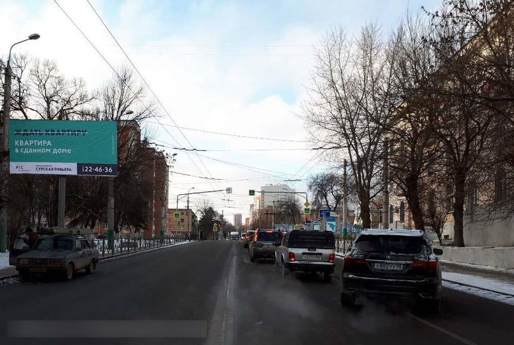 Фотография рекламного носителя, тип: Билборд 3x6, адрес: Свердлова ул., д.19, Пенза, Пензенская область, Россия. Сторона В №741625