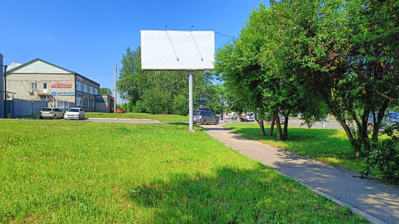 Фотография рекламного носителя, тип: Билборд 3x6, адрес: Калинина ул., д.91, Красноярск, Красноярский край, Россия. Сторона Б №417519