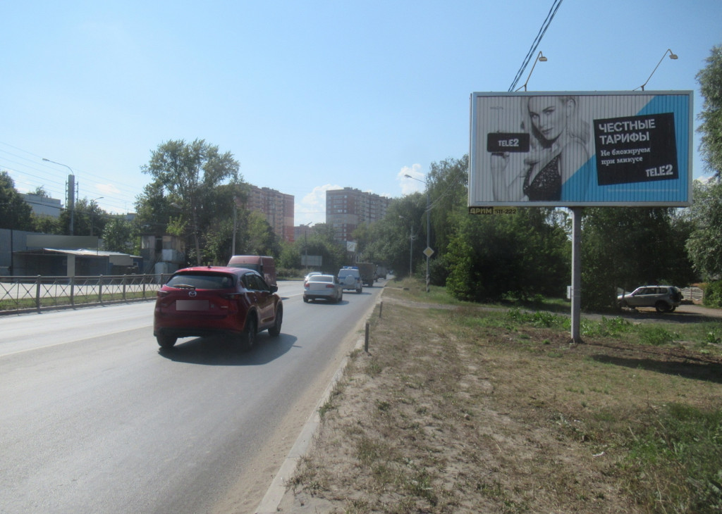 Фотография рекламного носителя, тип: Билборд 3x6, адрес: Михайловское ш., д.258, Рязань, Рязанская область, Россия. Сторона A1-A3 №974307