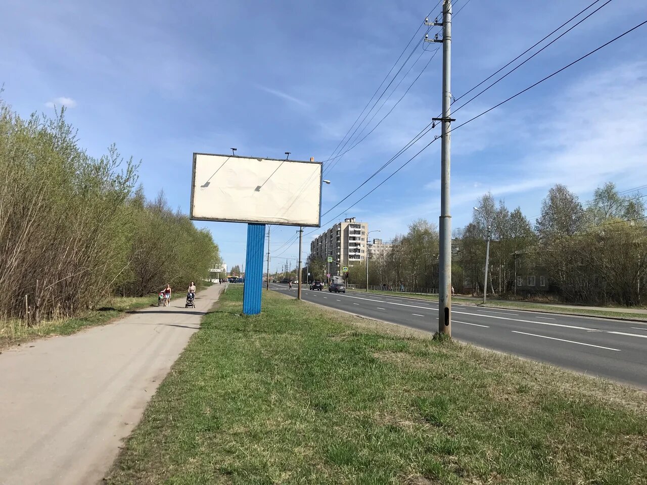 Фотография рекламного носителя, тип: Билборд 3x6, адрес: Папанина ул., д.9, Архангельск, Архангельская область, Россия. Сторона В №765980