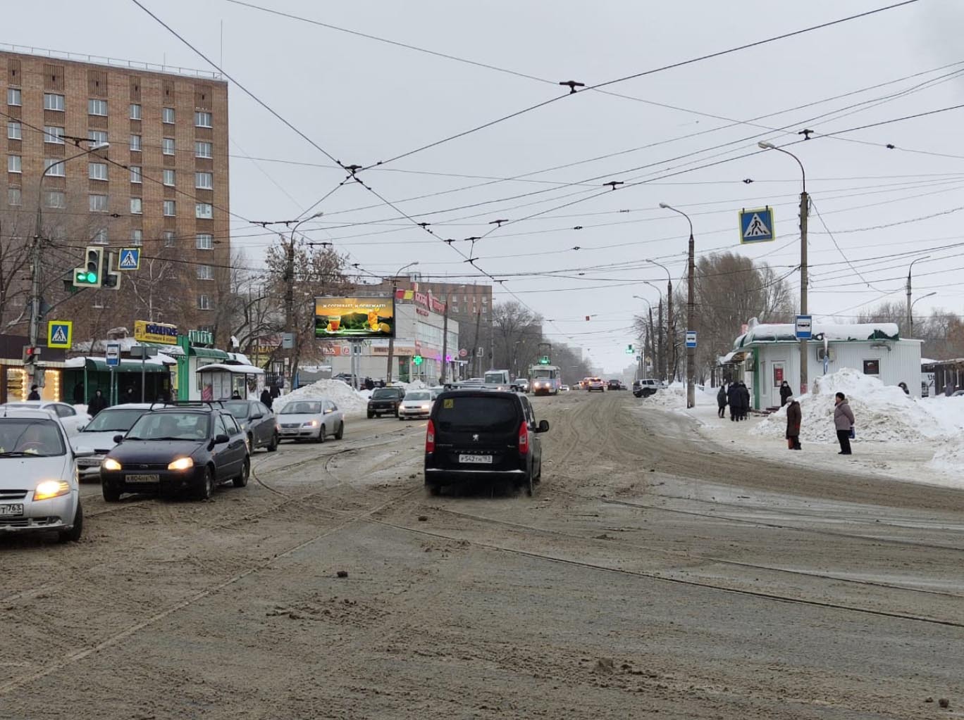 Фотография рекламного носителя, тип: Билборд 3x6, адрес: Партизанская ул., д.56, Самара, Самарская область, Россия. Сторона Б1 №1004922