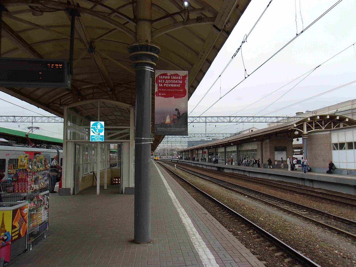 Фотография рекламного носителя, тип: Флаг, адрес: Земляной Вал ул., д.29, платформа №3, поз.95, Москва, Россия. Сторона Б №985990