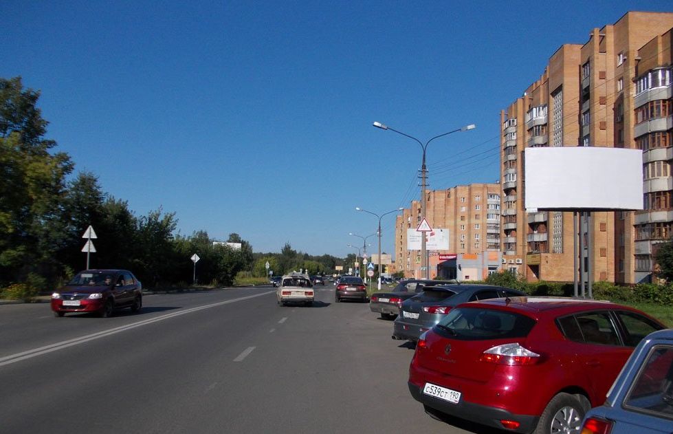 Фотография рекламного носителя, тип: Билборд 3x6, адрес: Комсомольская ул., д.6, Электросталь, Московская область, Россия. Сторона A №608952