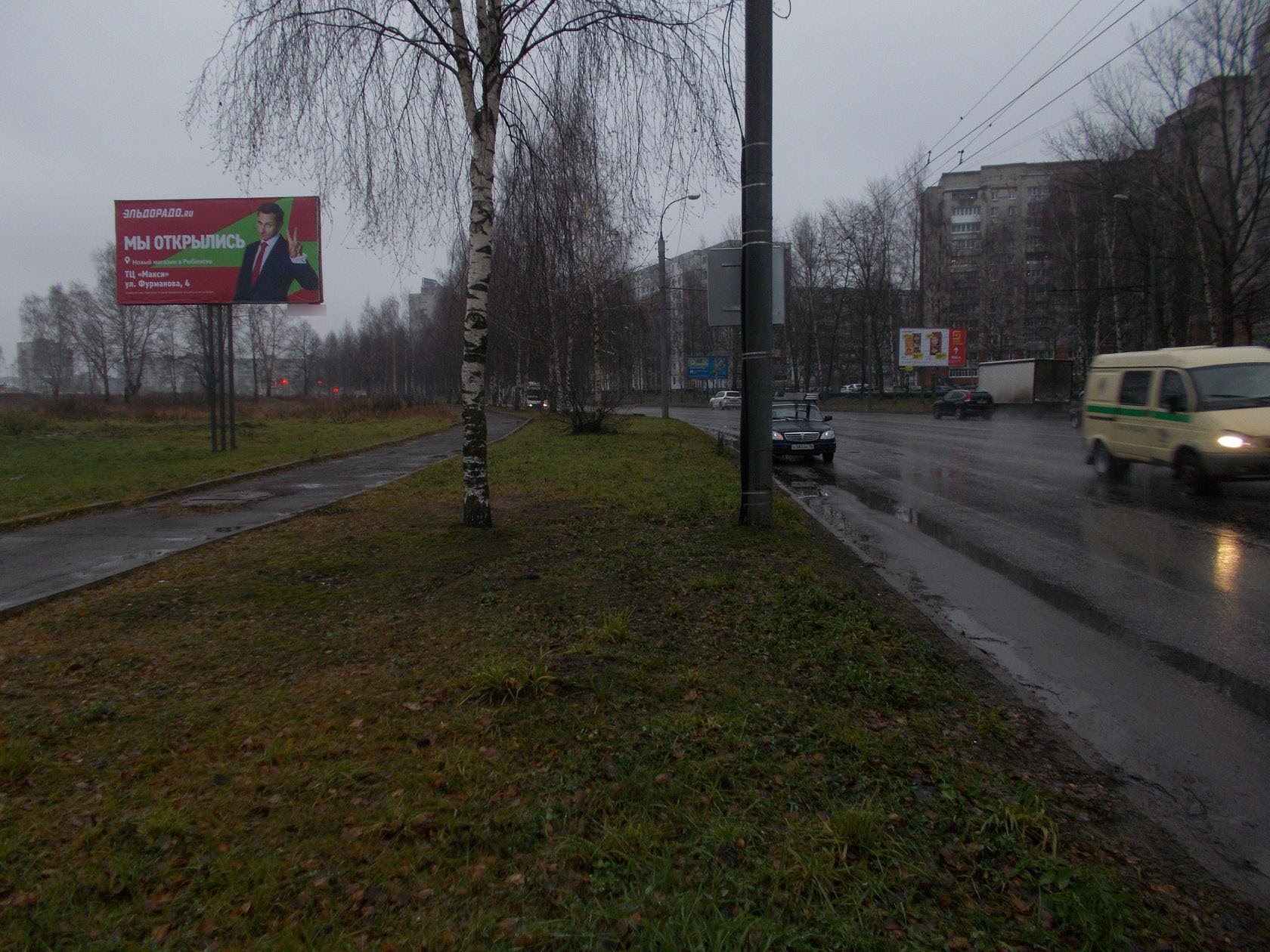 Фотография рекламного носителя, тип: Билборд 3x6, адрес: Фурманова ул., д.11, напротив, Рыбинск, Ярославская область, Россия. Сторона Б №957133