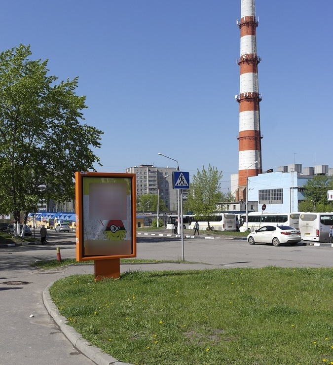 Фотография рекламного носителя, тип: Пилон, адрес: Спортивная ул., д.22, поз.1, Лыткарино, Московская область, Россия. Сторона Б №615209