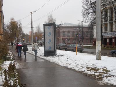 Фотография рекламного носителя, тип: Пиллар 3x1.4, адрес: Красноармейская ул., д.16, Киров, Кировская область, Россия. Сторона С №629933