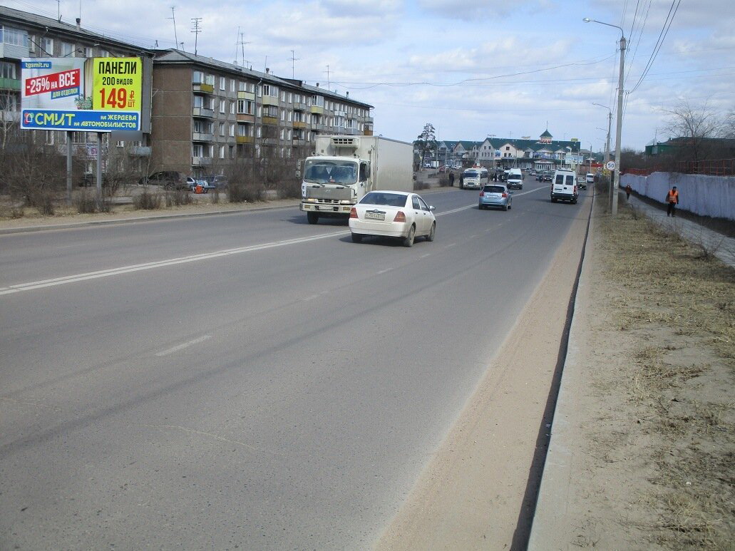 Фотография рекламного носителя, тип: Билборд 3x6, адрес: Шумяцкого ул., напротив ТЦ Акбэс, Улан-Удэ, Республика Бурятия, Россия. Сторона В №697209