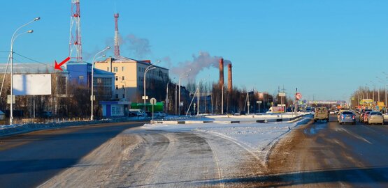 Фотография рекламного носителя, тип: Билборд 3x6, адрес: Индустриальная ул., д.45, стр.4, Нижневартовск, Ханты-Мансийский автономный округ – Югра, Россия. Сторона Б №853791