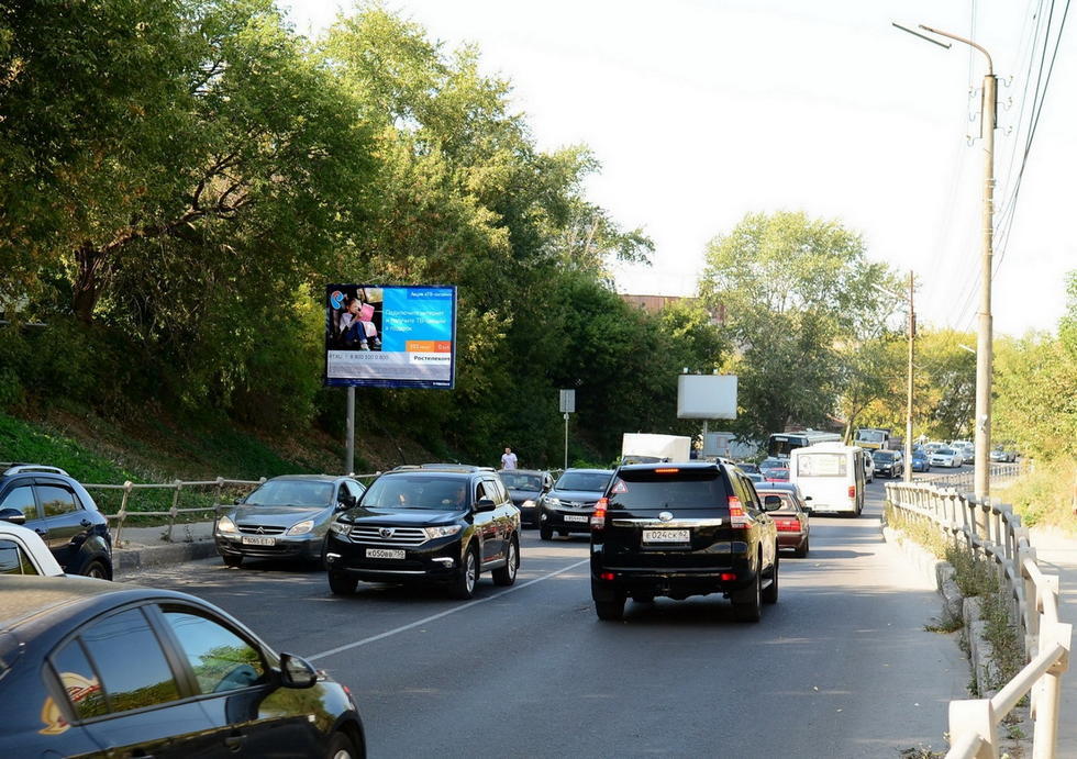 Фотография рекламного носителя, тип: Ситиборд 2.7x3.7, адрес: Каширина ул., д.2 Х 1-е Бутырки ул., Рязань, Рязанская область, Россия. Сторона Б №330526