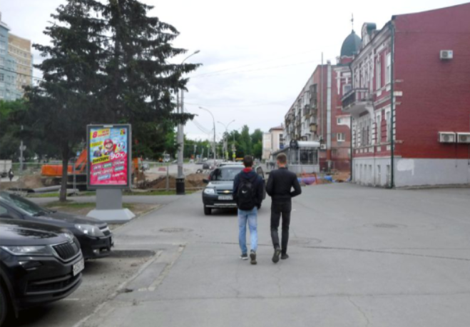 Фотография рекламного носителя, тип: Ситиформат 1.8x1.2, адрес: Революции ул., д.25, Пермь, Пермский край, Россия. Сторона A1 №769864