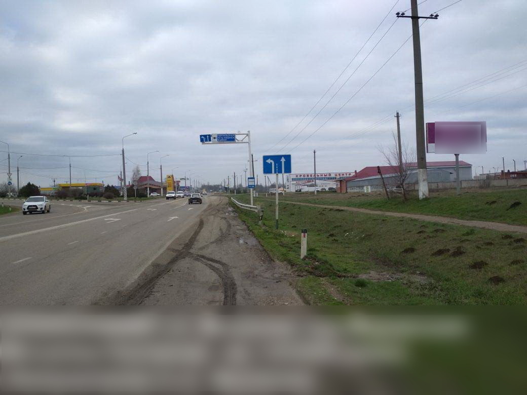 Фотография рекламного носителя, тип: Билборд 3x6, адрес: Журавская-Выселки-Тихорецк а/д, 12 650м, Краснодарский край, Россия. Сторона А №396818