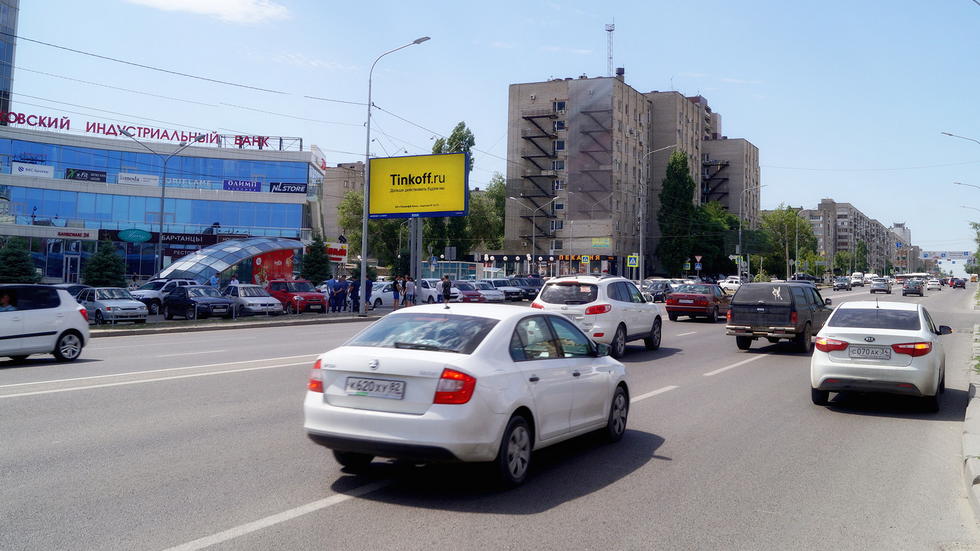 Фотография рекламного носителя, тип: Билборд 3x6, адрес: Маршала Рокоссовского ул., Волгоград, Волгоградская область, Россия. Сторона Б №337496