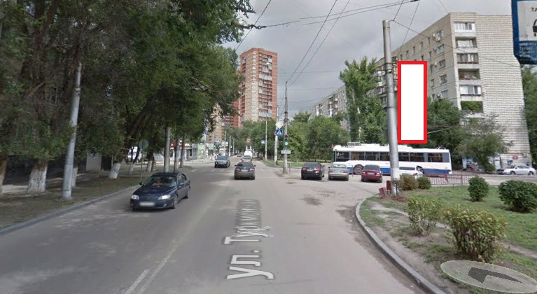 Фотография рекламного носителя, тип: Панель-кронштейн, адрес: Туркменская ул., поз.4, Волгоград, Волгоградская область, Россия. Сторона А №1097103