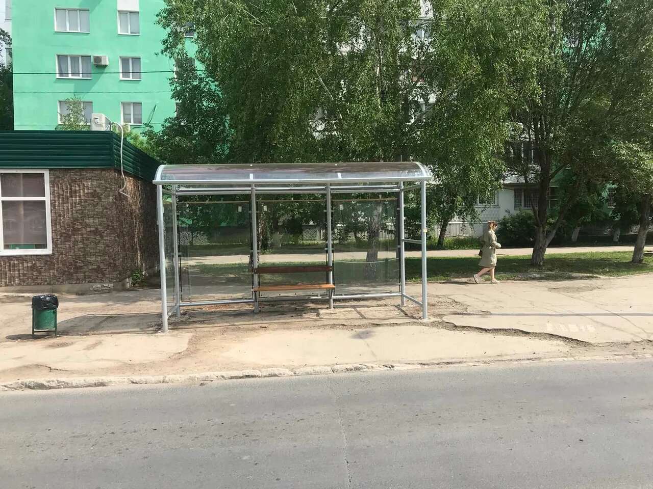 Фотография рекламного носителя, тип: Остановка 1.8x1.2, адрес: Георгия Димитрова ул., д75 Х Московское ш., Самара, Самарская область, Россия. Сторона A1 №829949