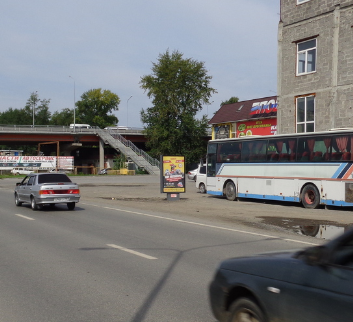 Фотография рекламного носителя, тип: Пилон, адрес: 30 лет Победы ул., д.45 Х Пермякова ул., Тюмень, Тюменская область, Россия. Сторона А1 №766874