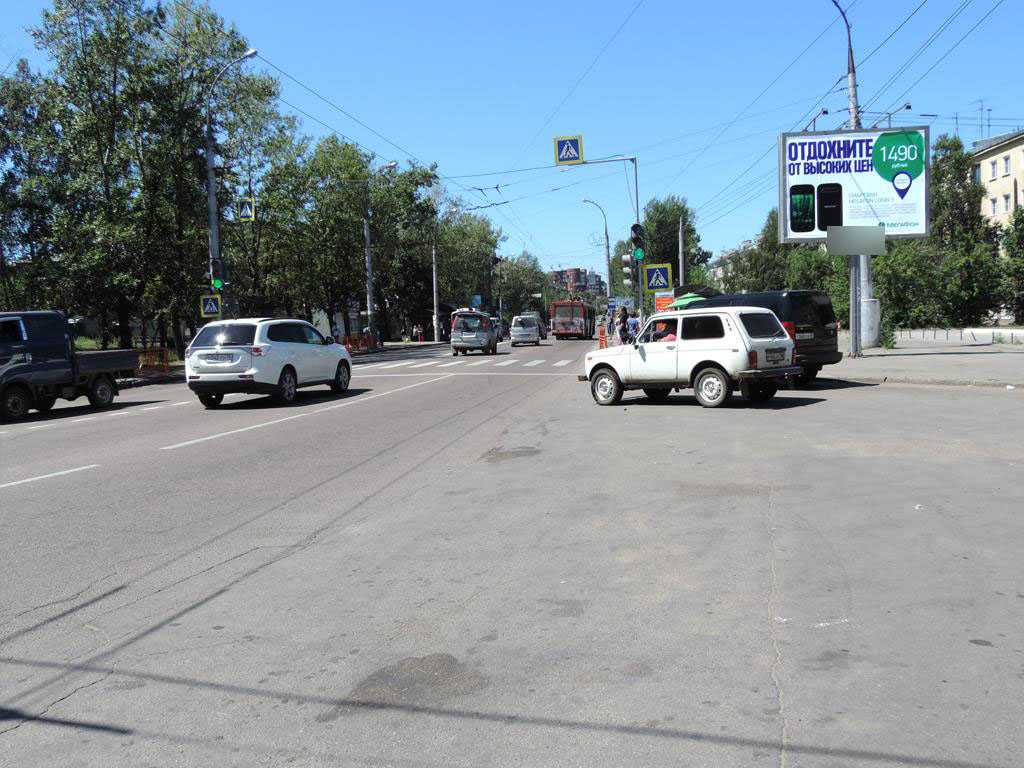 Фотография рекламного носителя, тип: Ситиборд 2.7x3.7, адрес: Советская ул., д.139, Иркутск, Иркутская область, Россия. Сторона A №293027