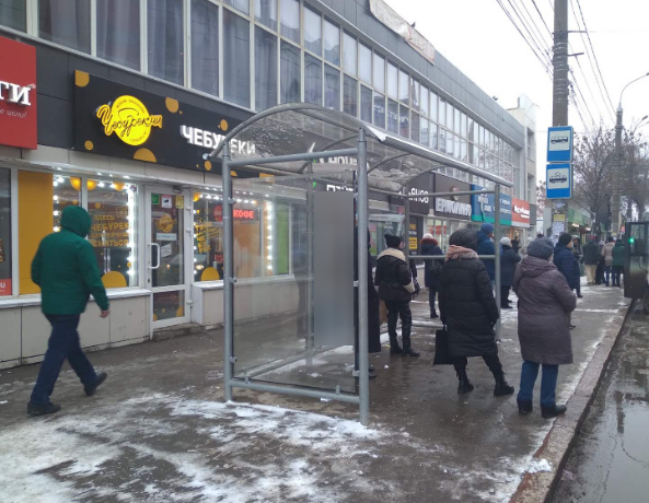 Фотография рекламного носителя, тип: Остановка 1.8x1.2, адрес: Аэродромная ул., д. 40 Х Аврора ул., Самара, Самарская область, Россия. Сторона В2 №1079156