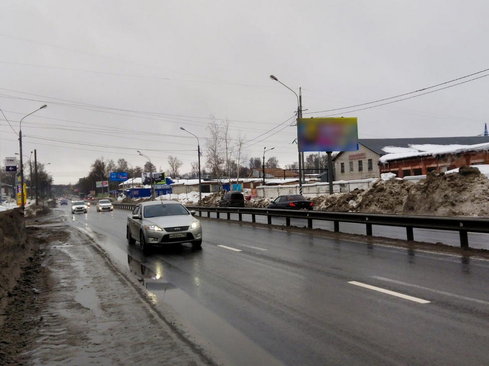 Фотография рекламного носителя, тип: Билборд 3x6, адрес: Малодубенское ш., д.1, Орехово-Зуево, Московская область, Россия. Сторона А №1014712