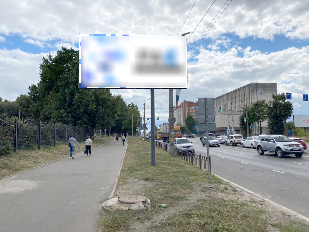 Фотография рекламного носителя, тип: Билборд 3x6, адрес: Гагарина пр-т., 23в, налоговая, Смоленск, Смоленская область, Россия. Сторона Б №1001623