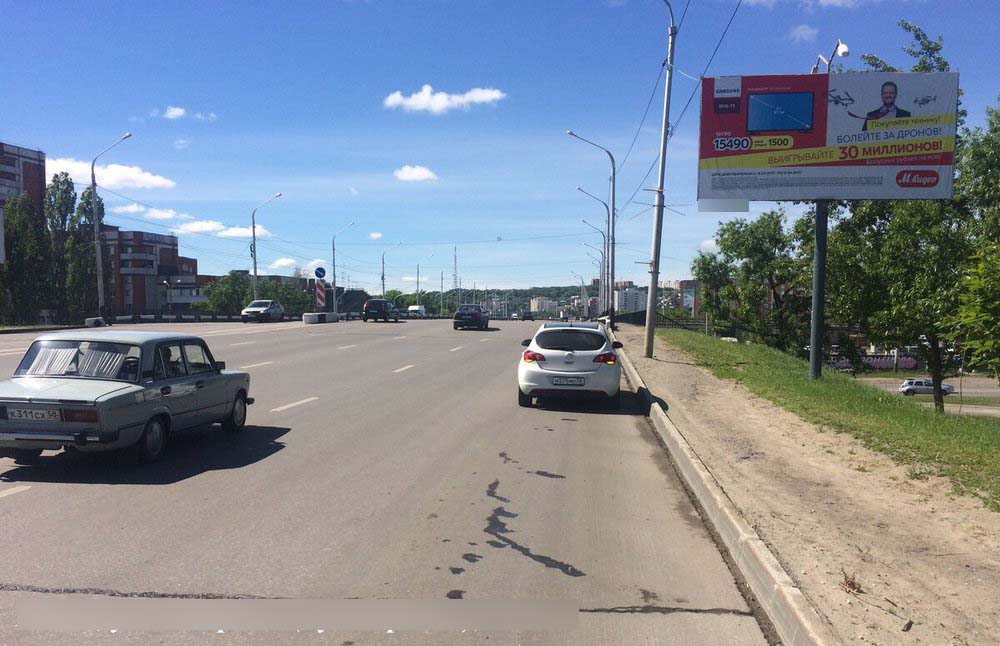 Фотография рекламного носителя, тип: Билборд 3x6, адрес: Гагарина ул., путепровод, Пенза, Пензенская область, Россия. Сторона А №741541