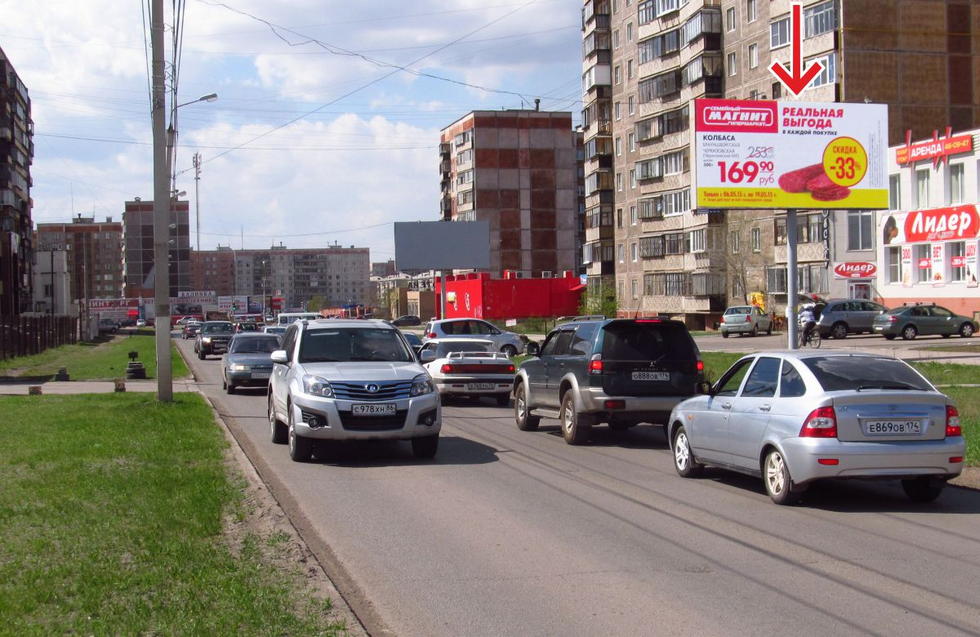 Фотография рекламного носителя, тип: Билборд 3x6, адрес: Сиреневый пр-т., д.38, Магнитогорск, Челябинская область, Россия. Сторона А №377537