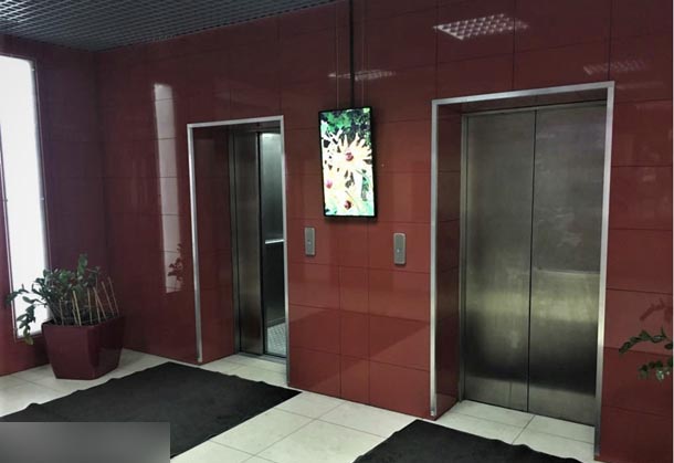 Фотография рекламного носителя, тип: Видеоэкран, адрес: Бизнес-центр «Вольт центр», Высоковольтный пр-зд., д.1, стр.49, Москва, Россия. Сторона/вариант A №975523