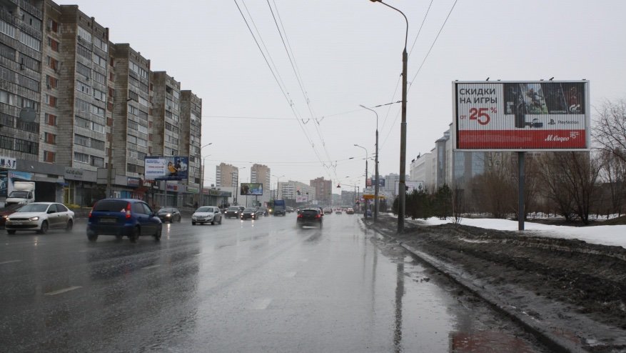 Фотография рекламного носителя, тип: Билборд 3x6, адрес: Мулланура Вахитова ул., поз.3, Казань, Республика Татарстан, Россия. Сторона A №678985