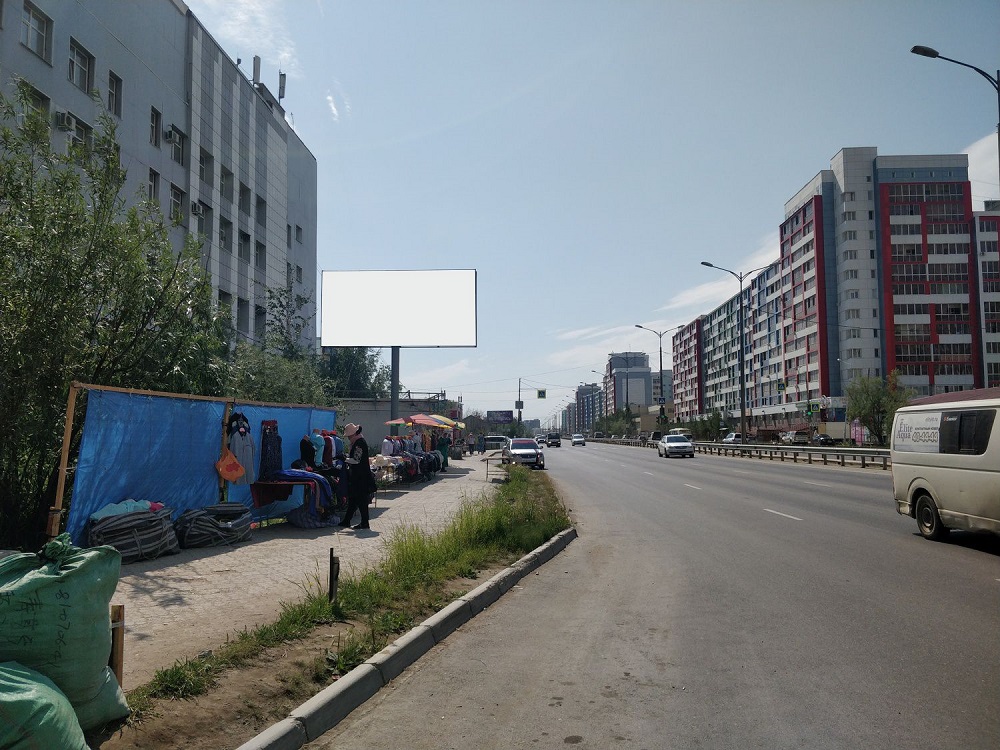 Фотография рекламного носителя, тип: Билборд 3x6, адрес: Дзержинского ул., д.72, Якутск, Республика Саха (Якутия), Россия. Сторона Б №1053924