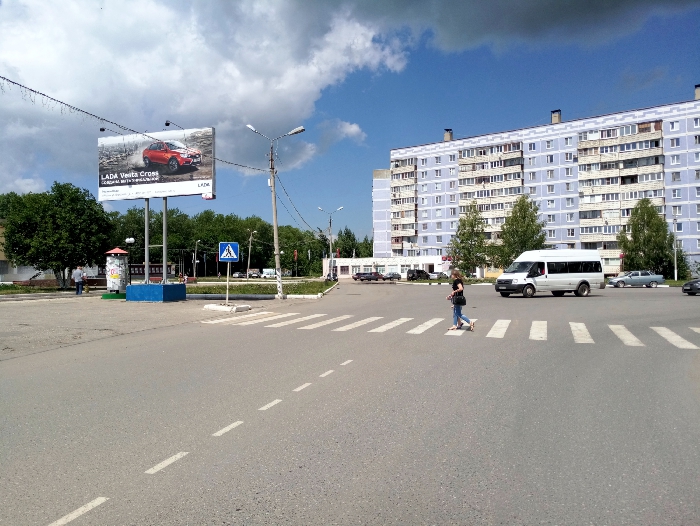 Фотография рекламного носителя, тип: Билборд 3x6, адрес: Свободы пр-т. Х Молодцова пр-т., Сасово, Рязанская область, Россия. Сторона Б №804296