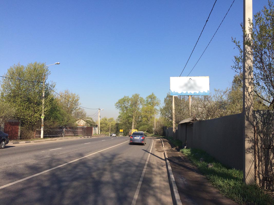 Фотография рекламного носителя, тип: Билборд 3x6, адрес: Малаховка пос., Жуковского ул., д.9, Московская область, Россия. Сторона A №767585