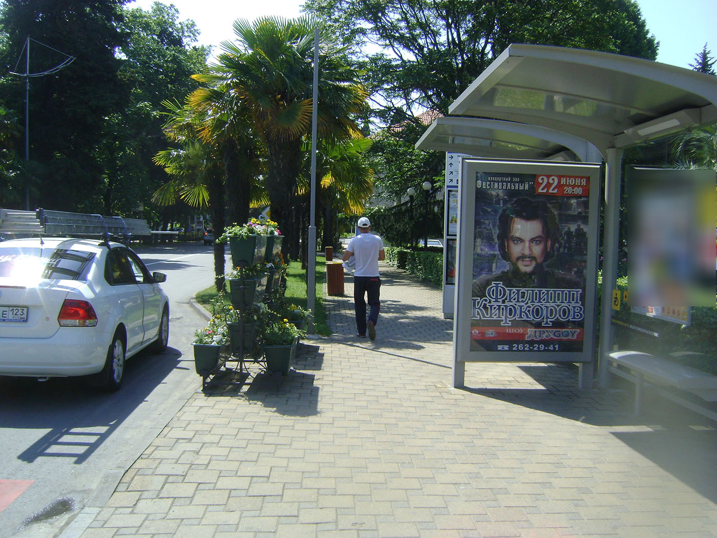 Фотография рекламного носителя, тип: Остановка 1.8x1.2, адрес: Морпорт, поз.1, Сочи, Краснодарский край, Россия. Сторона А №770018