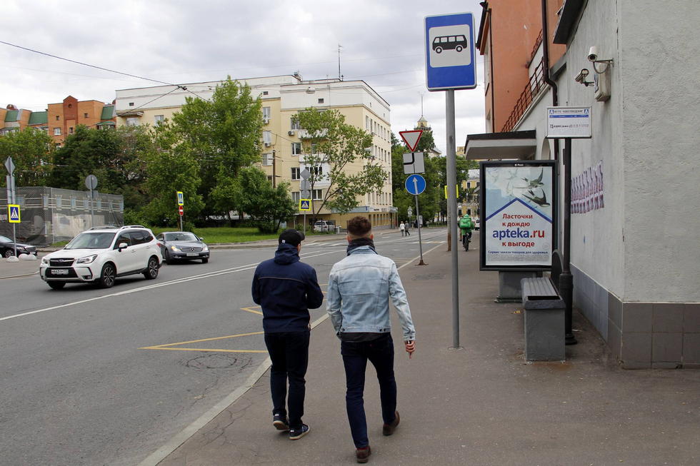 Фотография рекламного носителя, тип: Остановка 1.8x1.2, адрес: Краснопролетарская ул., Москва, Россия. Сторона А №334407