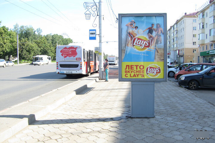 Фотография рекламного носителя, тип: Ситиформат 1.8x1.2, адрес: Октября пр-т., д.106, Уфа, Республика Башкортостан, Россия. Сторона А №746386