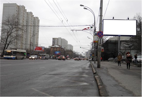 Фотография рекламного носителя, тип: Билборд 3x6, адрес: Хорошевское ш., д.24, Москва, Россия. Сторона А №453080