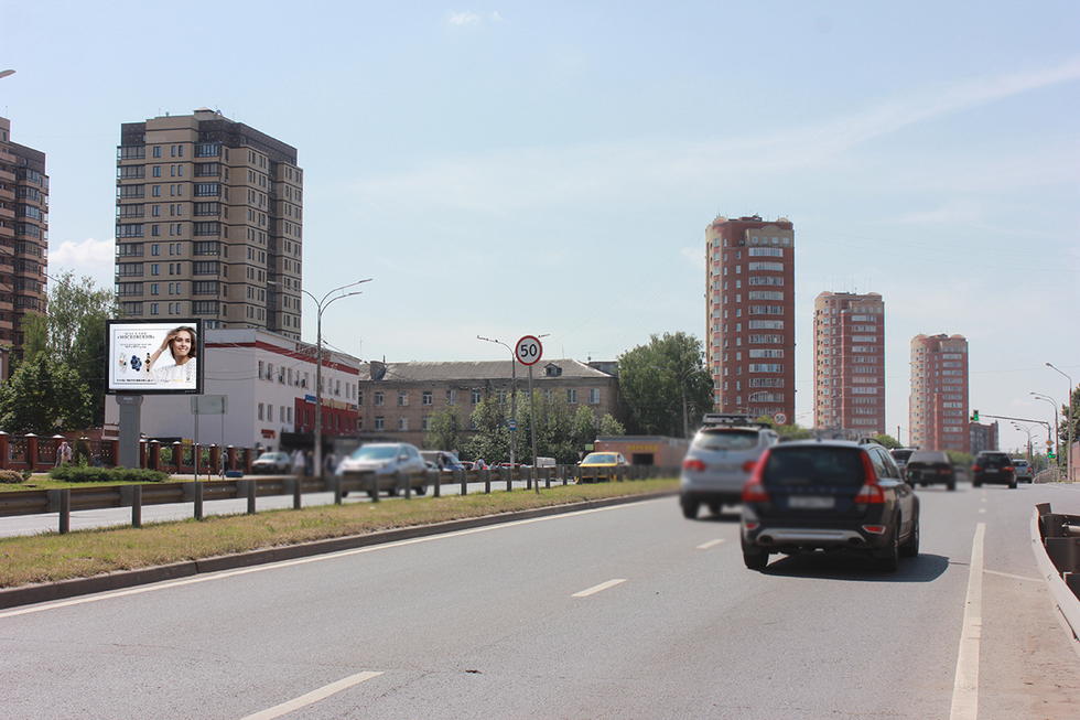 Фотография рекламного носителя, тип: Ситиборд 2.7x3.7, адрес: Пролетарский пр-т., д.8, стр.2, Щелково, Московская область, Россия. Сторона B1-B5 №973297