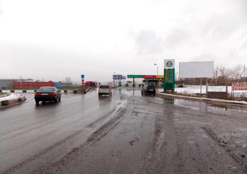 Фотография рекламного носителя, тип: Билборд 3x6, адрес: Северное ш., перед АЗС 25 часов, Красноярск, Красноярский край, Россия. Сторона А №417963