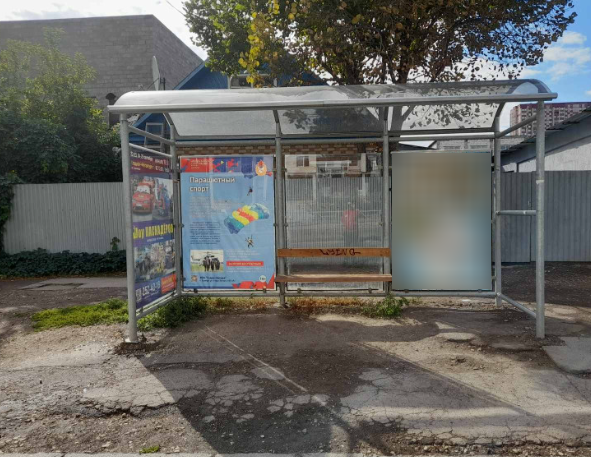 Фотография рекламного носителя, тип: Остановка 1.8x1.2, адрес: Советской Армии ул., д.90 Х Дыбенко ул., Самара, Самарская область, Россия. Сторона А2 №1080785