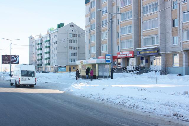 Фотография рекламного носителя, тип: Остановка 1.8x1.2, адрес: Чичерина, ост., «Северозападная», Тамбов, Тамбовская область, Россия. Сторона A №550613