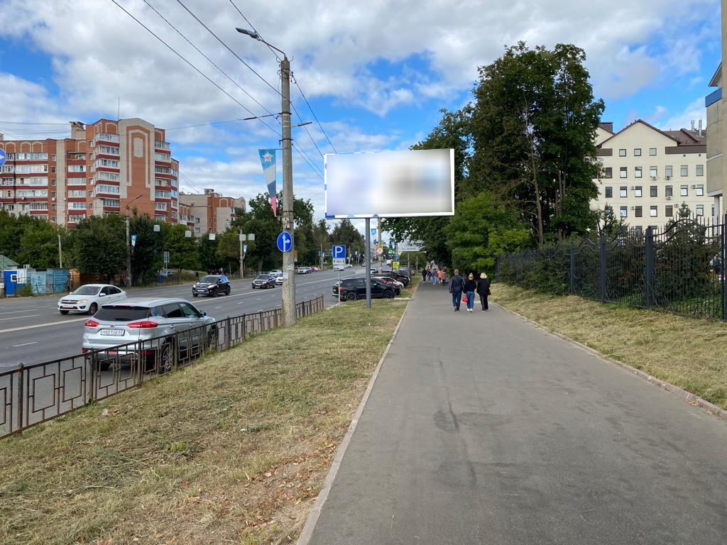 Фотография рекламного носителя, тип: Билборд 3x6, адрес: Гагарина пр-т., 23в, налоговая, Смоленск, Смоленская область, Россия. Сторона A №1001622