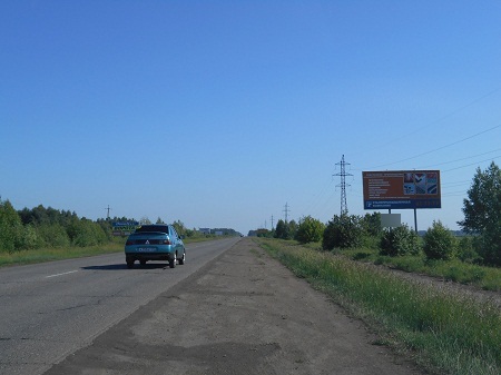 Фотография рекламного носителя, тип: Билборд 3x6, адрес: Омск - Муромцево а/д., 13 200м, Омск, Омская область, Россия. Сторона A №382302