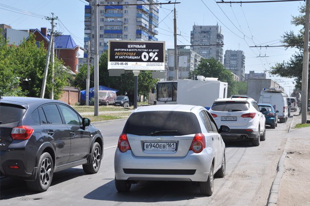 Фотография рекламного носителя, тип: Билборд 3x6, адрес: Стачки пр-т., д.240 Х Малиновского ул., Ростов-на-Дону, Ростовская область, Россия. Сторона Б №781836