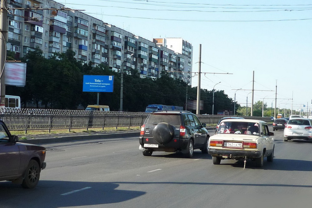 Фотография рекламного носителя, тип: Билборд 3x6, адрес: Кулакова пр-т., д.3, Курск, Курская область, Россия. Сторона Б №578640