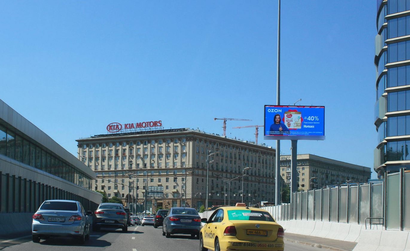 Фотография рекламного носителя, тип: Билборд 3x6, адрес: ТТК Х Кутузовский пр-т., Москва, Россия. Сторона Аh1-Аh4 №882671