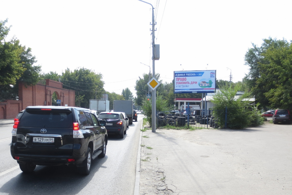 Фотография рекламного носителя, тип: Билборд 3x6, адрес: Соколовая ул. Х Мурманский пр-зд., поз.1, Саратов, Саратовская область, Россия. Сторона А №327254