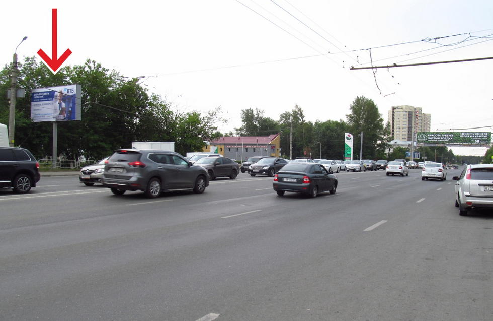 Фотография рекламного носителя, тип: Билборд 3x6, адрес: Блюхера ул. Х Воровского ул., Челябинск, Челябинская область, Россия. Сторона B №392219