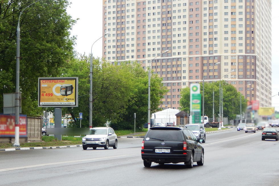 Фотография рекламного носителя, тип: Ситиборд 2.7x3.7, адрес: Гагарина ул., д.83, н-в, Жуковский, Московская область, Россия. Сторона B1-B5 №490023