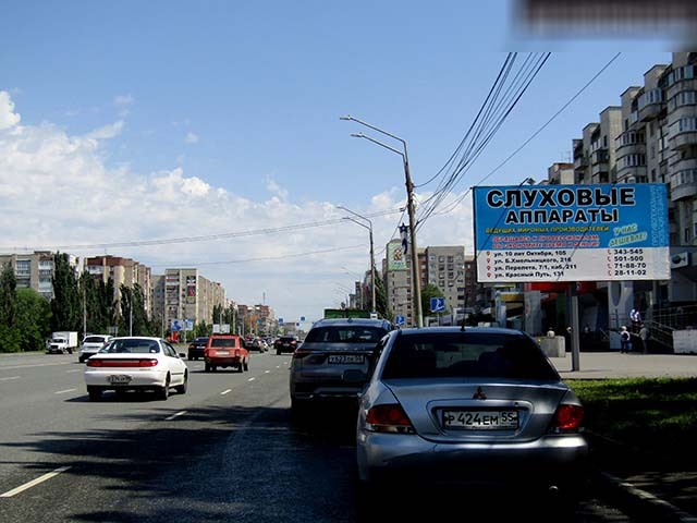 Фотография рекламного носителя, тип: Билборд 3x6, адрес: Масленникова ул., д.62 Х Декабристов ул., Омск, Омская область, Россия. Сторона А №616840