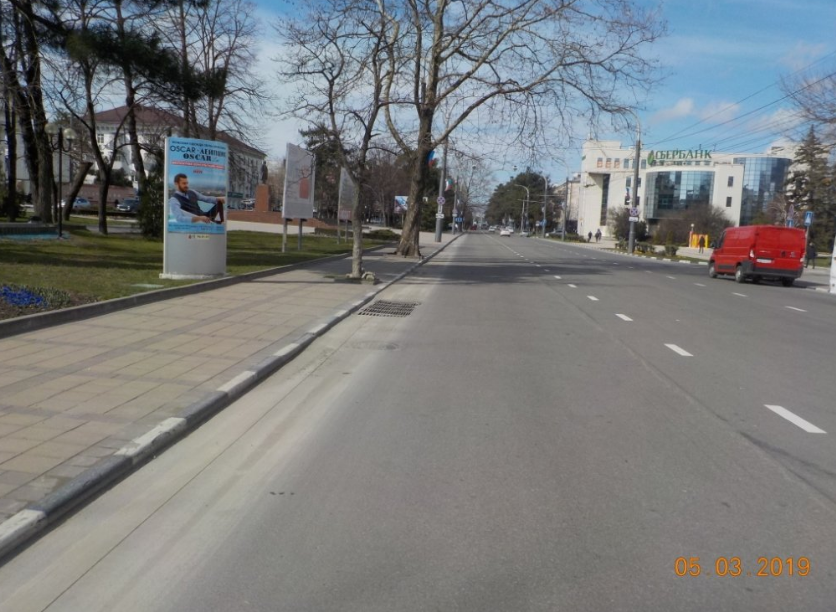 Фотография рекламного носителя, тип: Нестандартный ситиформат, адрес: Советов ул., д.22, Новороссийск, Краснодарский край, Россия. Сторона A №702663